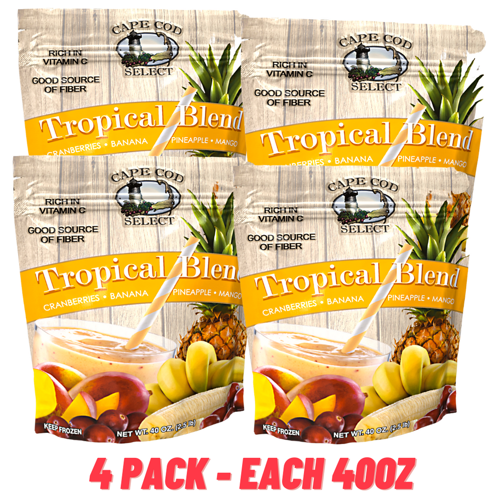 4 Pack 40oz (10lbs) Tropical Blend